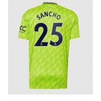 Manchester United Jadon Sancho #25 Fotballklær Tredjedrakt 2022-23 Kortermet